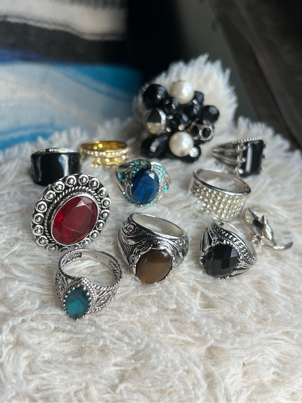11 Costume Jewelry Rings